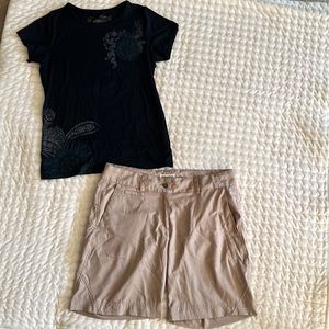 Magellan Outdoors Top & Bottom Shirt & Shorts Size Medium / Small